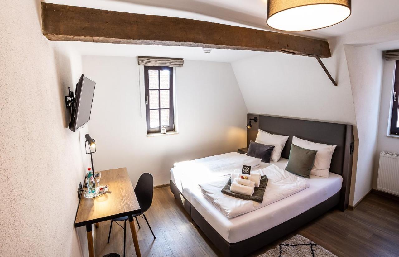 Steinhaus 1718 Hotel Budingen Bagian luar foto